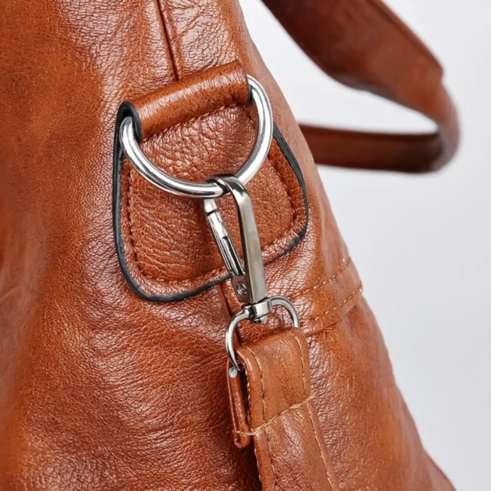 sac à main rétro pour femmes, sac à bandoulière tendance, fourre tout multicouche, sac à bandoulière de grande capacité