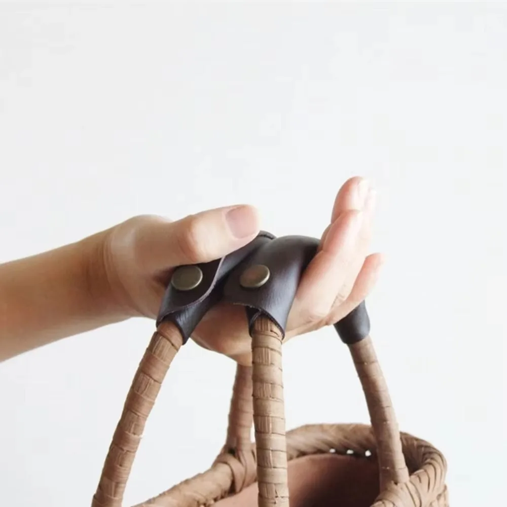 poignée de valise en cuir pu, design souple anti choc, housse de poignée en cuir, couleur unie, sangle d'épaule, housse de poignée, accessoires de sac