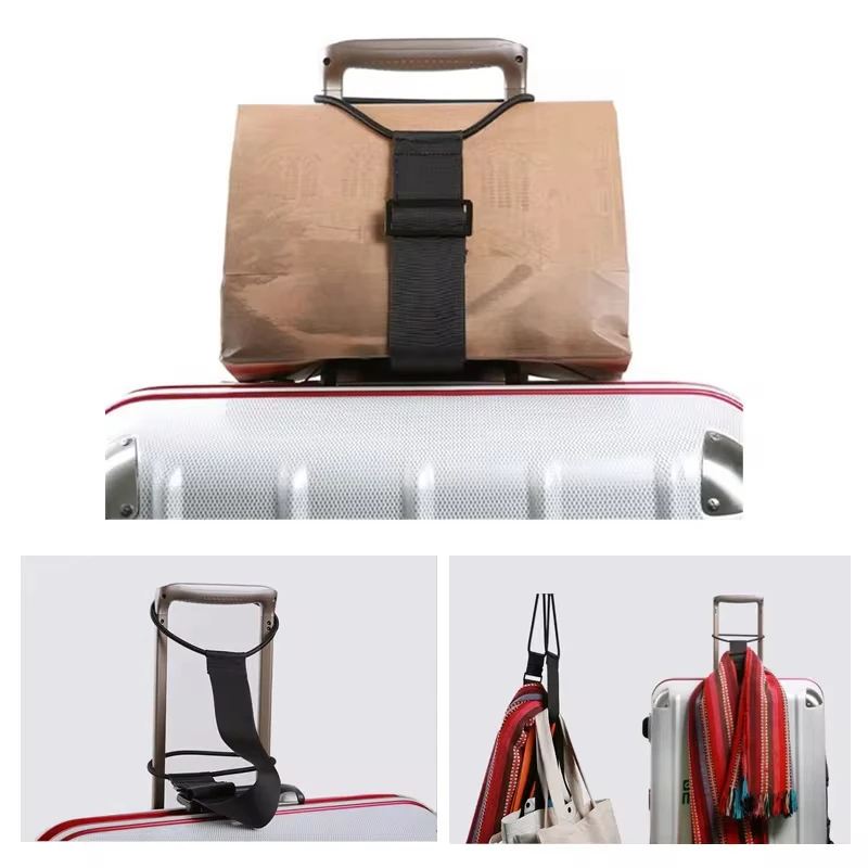 sangle élastique pour bagages, sangle polyvalente et réutilisable, ceinture de transport réglable, sangle de sécurité pour voyage, accessoires de valise simples