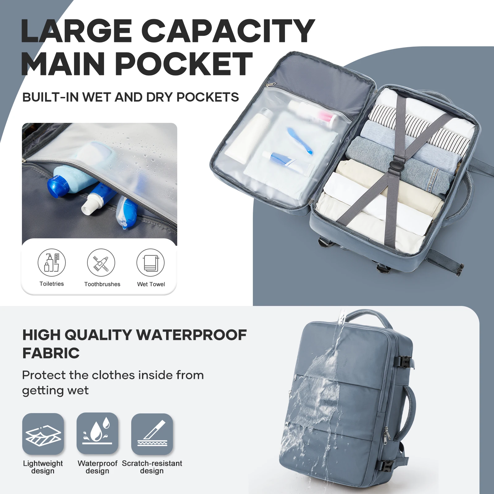 ryanair 40x30x20 sac à dos de voyage cabine avion easyjet 45x36x20 valises sac à dos étanche ordinateur portable packbag cabine sac à bagages