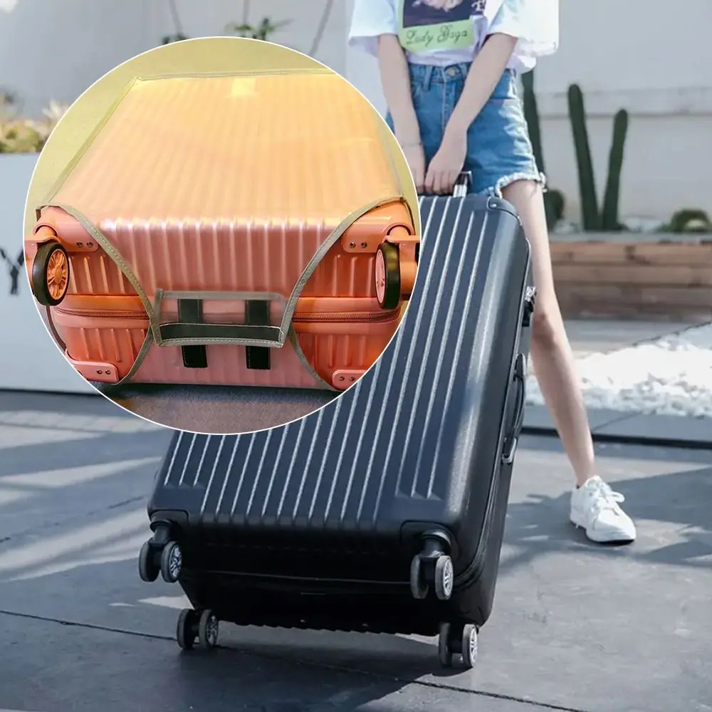 housse de protection transparente pour bagages de voyage, imperméable, anti poussière, pour valise de 16 à 30 pouces
