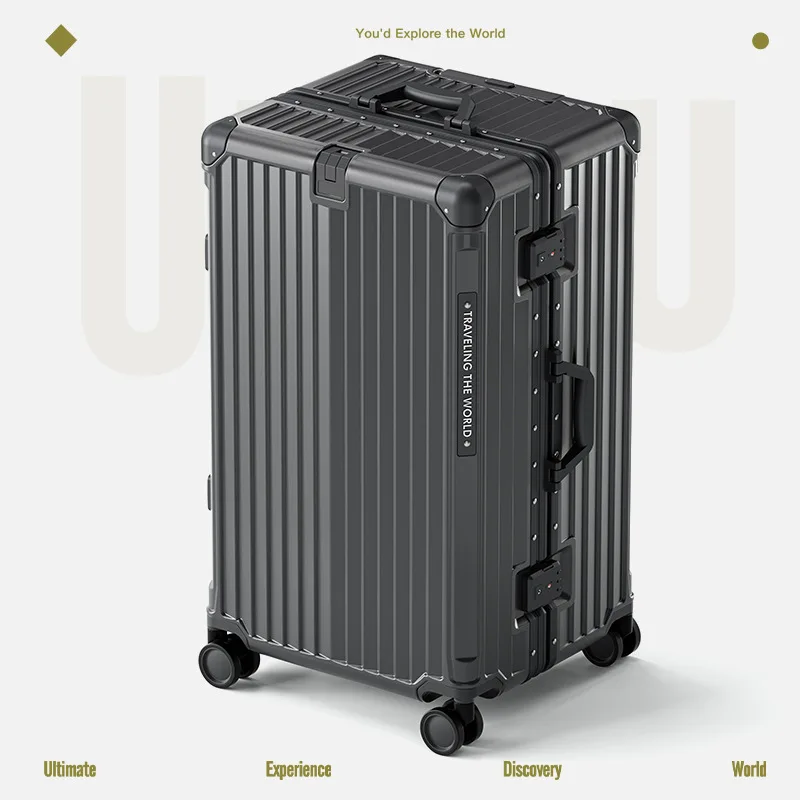 valise multifonctionnelle valise à main de 20 pouces 24/26/28/30 pouces avec roues spinner bagage de voyage roulant de grande capacité