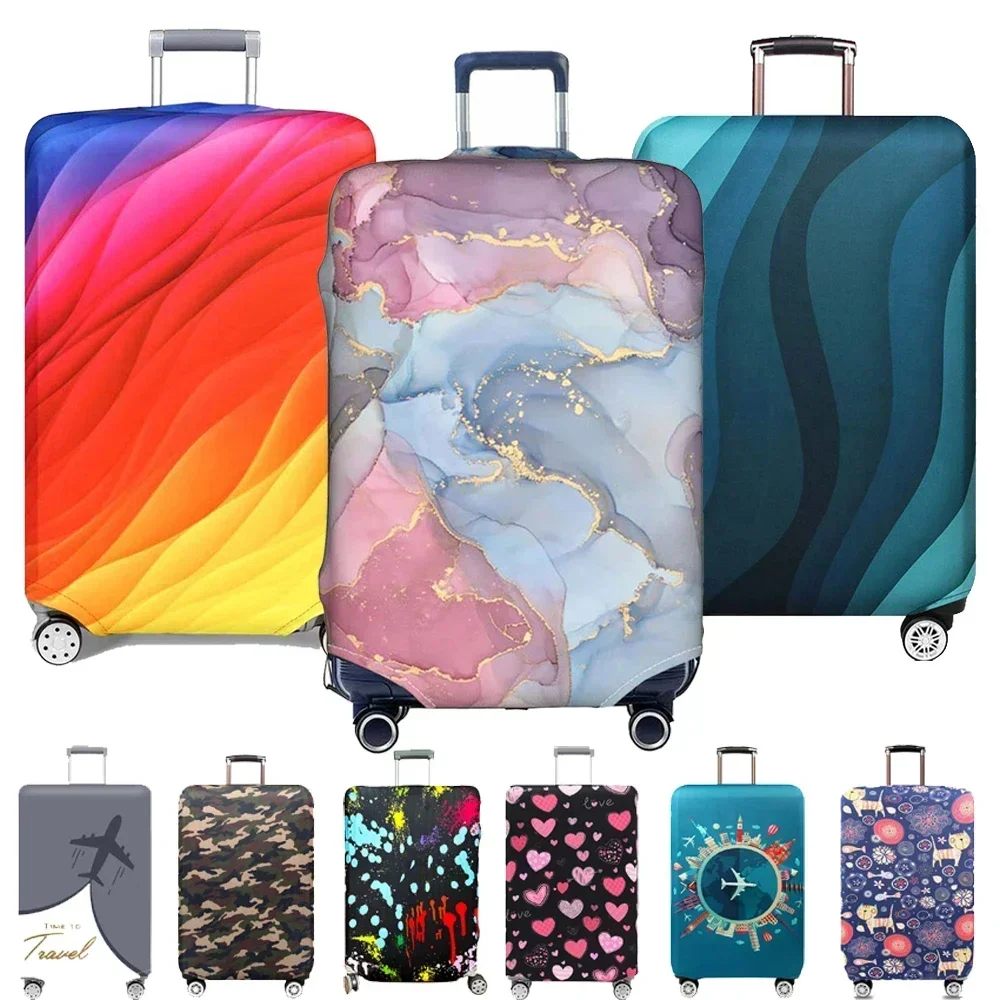 L'ensemble de valises de voyage de vacances en plein air convient aux couvertures en tissu extensible de 18 à 32 pouces, accessoires de voyage, housses de Protection des bagages