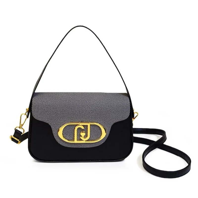 sac à bandoulière de luxe pour femmes, fabriqué en cuir fin, élégant, vintage, léger, doux, aspect raffiné au quotidien 