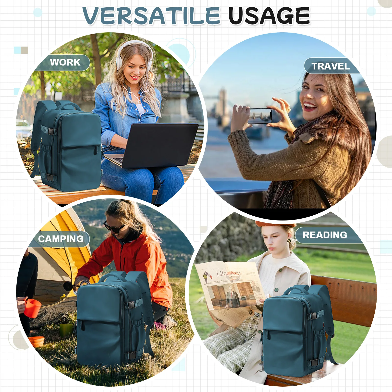 sac à dos de cabine 40x30x20 wizzair, sac à dos de voyage pour courte distance, bagage à main pour hommes, sac à dos de travail pour ordinateur portable, backpaxk