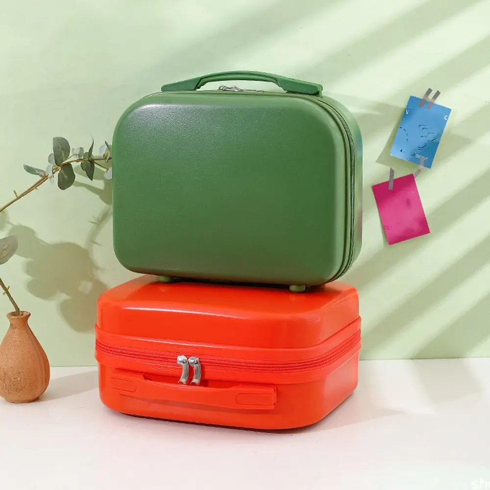 14 pouces mini femmes bagage à main valise court voyage bagages de voyage maquillage sacs de voyage