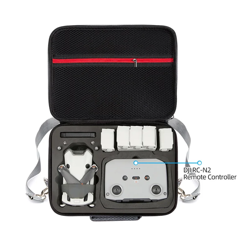 cabe sac à main de rangement portable pour drone dji mini 4 pro, sac à bandoulière à coque rigide, valise de voyage