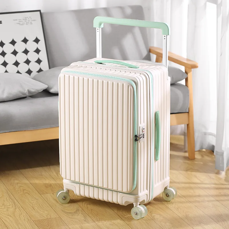 sushimu un bagage à ouverture avant, une valise trolley extensible, une valise cabine de 20 pouces, une valise de voyage en pc pure