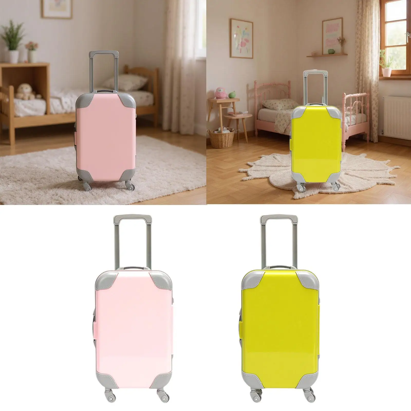 valise de voyage pour poupée pour mini accessoires, idéale pour les récréations des enfants