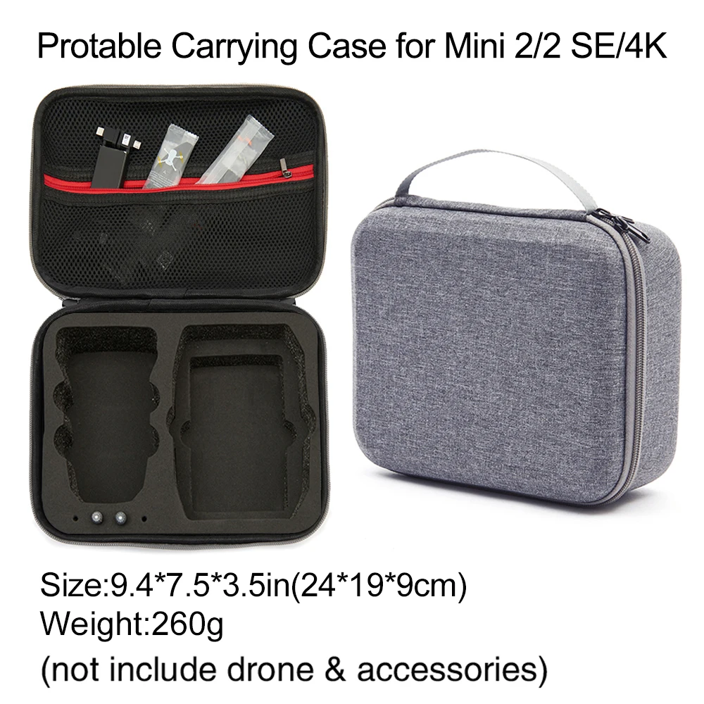 sac portable pour dji mini 4k, valise mini 2se, boîte de transport eva de haute qualité, housse rc pour dji mini 4k min 2, accessoires