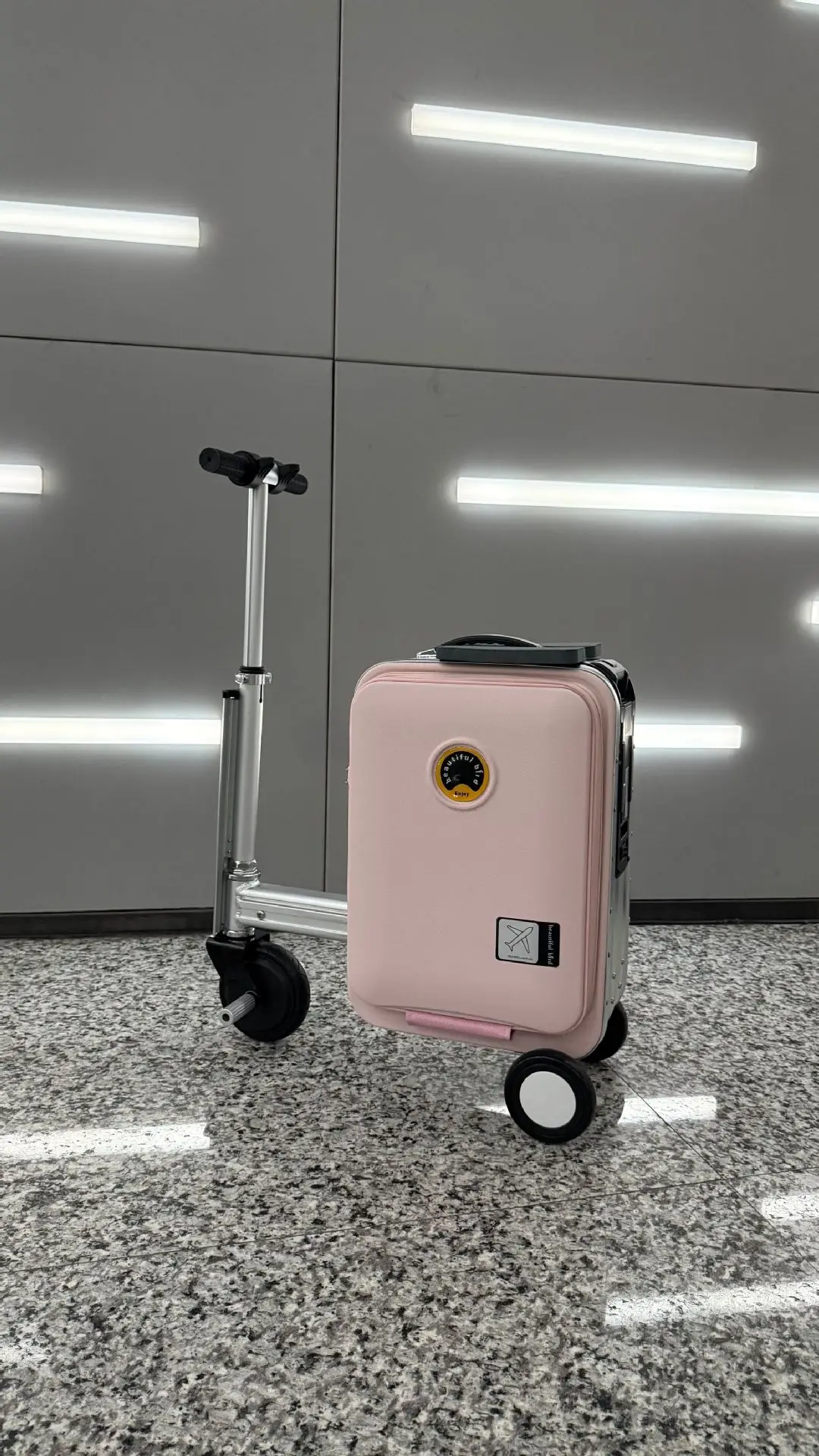 valise électrique peut être embarquée valise de cyclisme intelligente siège de boîtier de chariot de 20 pouces artefact de transport pour adultes et enfants