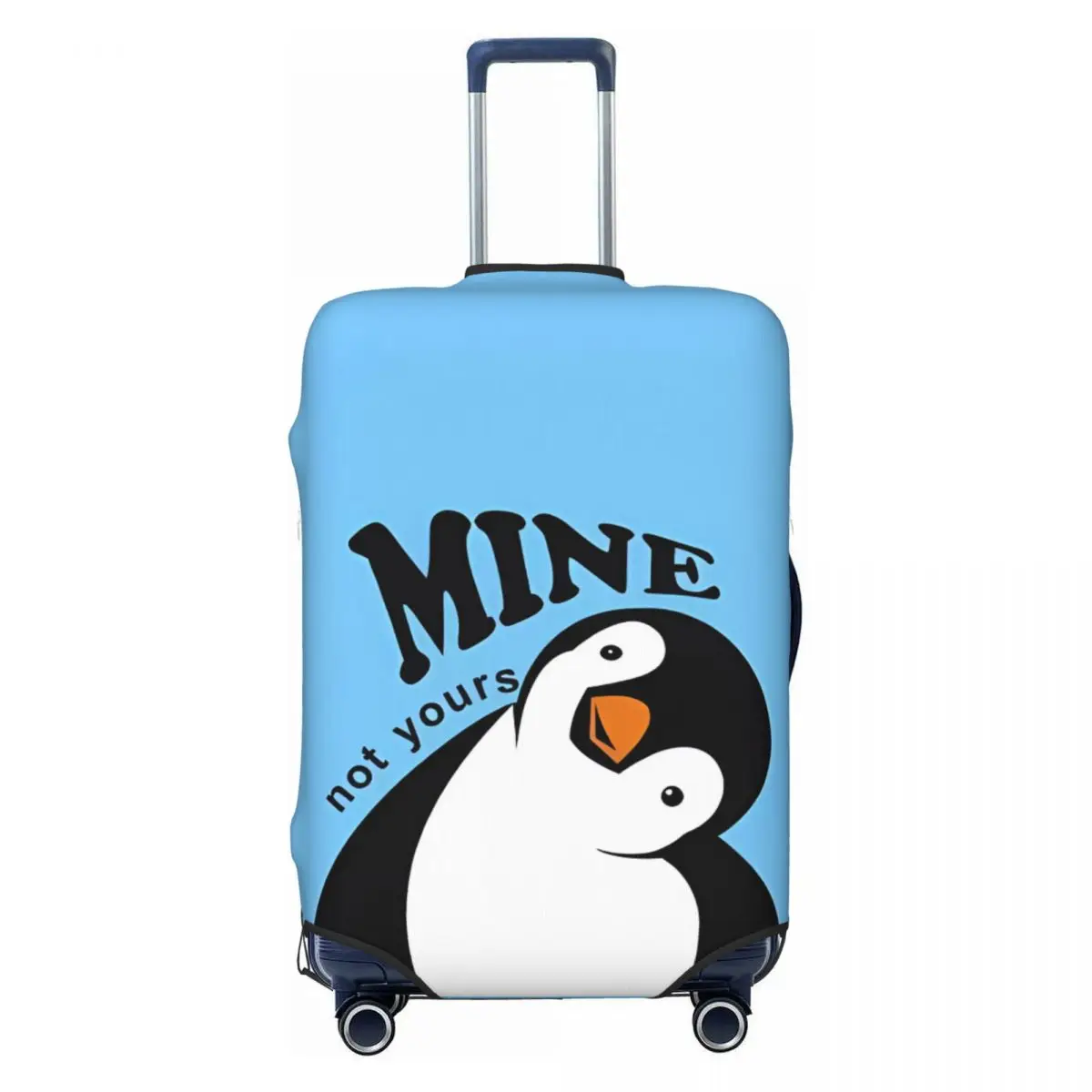 couverture de valise penecolbird, protecteur de bagages, fournitures pratiques, dessin animé animal, drôle, vacances, voyage