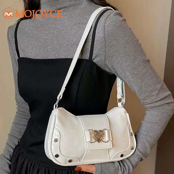 Sacs à main de luxe sous les bras pour femmes, sacs à ati elles pour filles, sacs Y2K, cuir PU, imperméables, design d'amour, épicé, initié, 2023