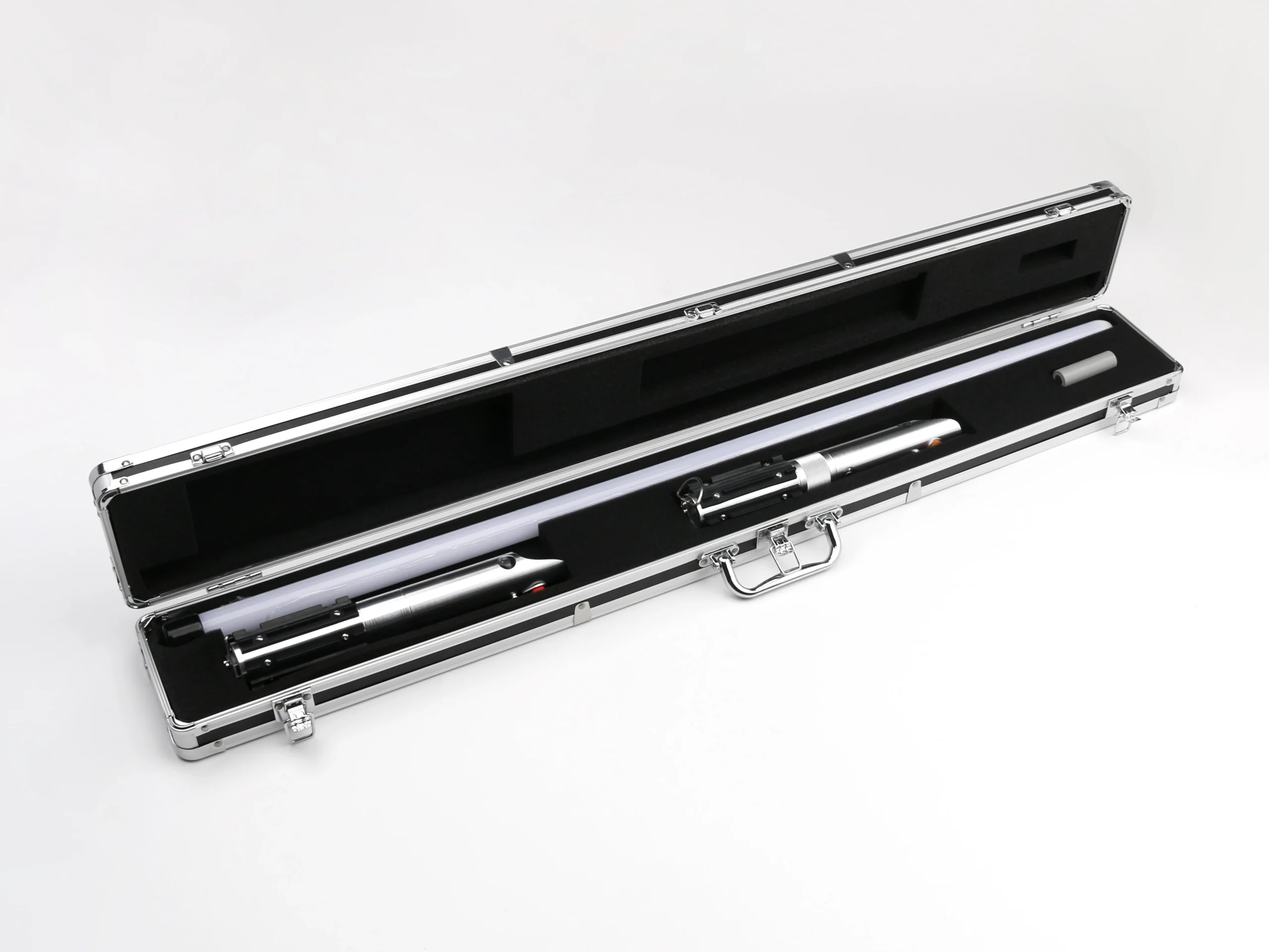 txqsaber – valise sabre laser noir et argent, pour collection d'affichage, protection, personnalisation