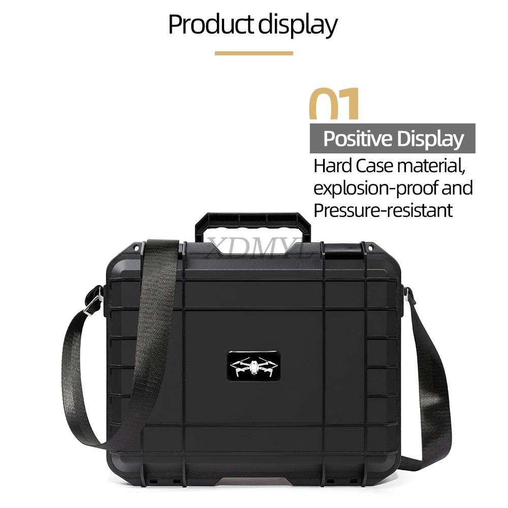 valise de sécurité pour importateur dji air 3/air 3s, étui de transport de grande capacité, coque rigide à sangle, accessoires de importateur, vpn, résistant à la pression