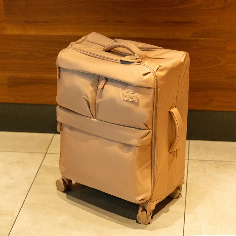 20/24 pouces nouveau bagage imperméable Oxford tissu plusieurs poches valise Ultra-léger valises de voyage sac de cabine