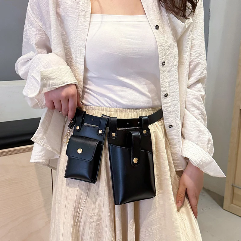 femmes taille sac mode ceinture sac téléphone sac à main 2025 été nouveau sac de poitrine pu dame épaule bandoulière poitrine sac concepteur fanny pack