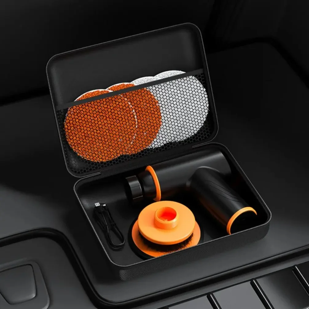 sac de rangement pour aspirateur de voiture de grande capacité, fermeture à glissière, mallette de transport étanche avec poignée antichoc