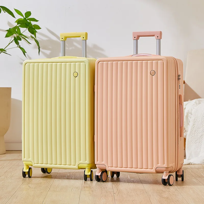 valise à roulettes 20/24/28 pouces, bagage à poignée de voyage avec roues universelles pour hommes et femmes, légère et de grande capacité