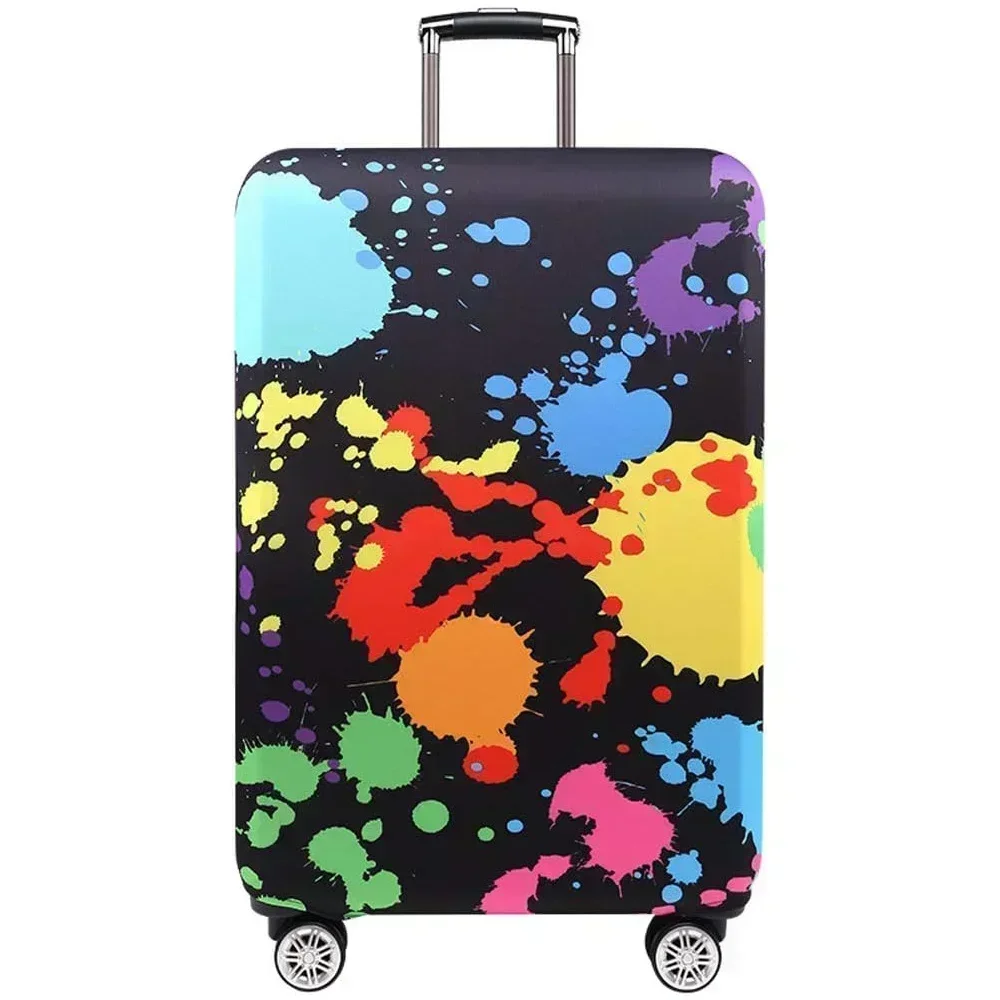housse de valise cyber style, housse de protection extensible pour bagages, housse anti-poussière adaptée à une valise de 18 à 32 pouces