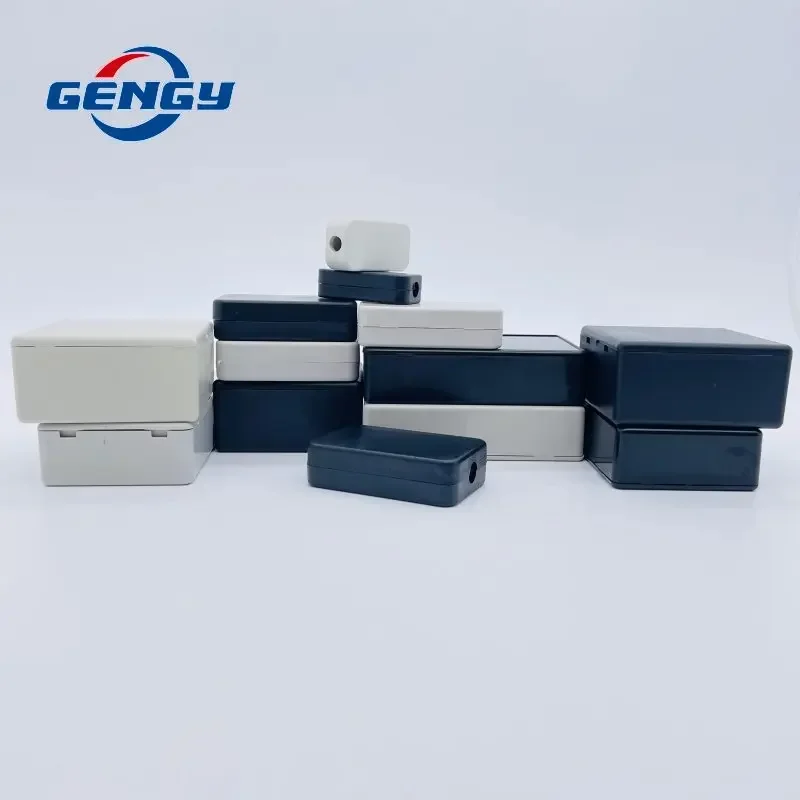 Boîtier de boîtier en plastique, boîte de projet, coque de rangement, boîtier d'instrument, fournitures électroniques sans vis, pas JIT