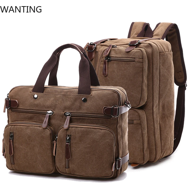 Hommes toile porte-documents sacs de voyage valise classique messager sac à bandoulière pour hommes fourre-tout sac à main grand décontracté affaires pochette pour ordinateur portable