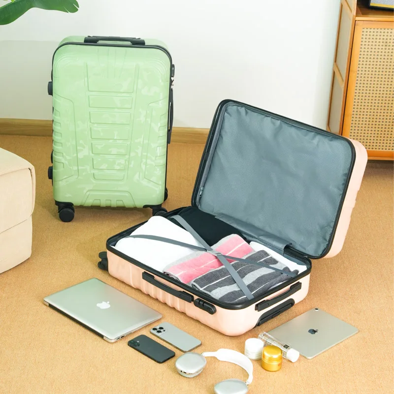 valise à bagages camouflage 20/24/28 pouces avec poignée de voyage et roues universelles pour hommes et femmes avec une grande taille