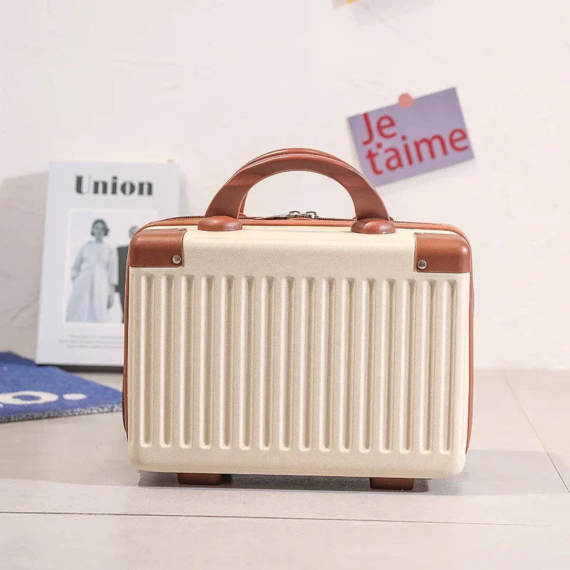 petite valise de voyage electrolux pour femme, trousse de maquillage, valise à main, sac à cosmétiques, petite cabine, valise de voyage, boîte de rangement, bagages, 14"