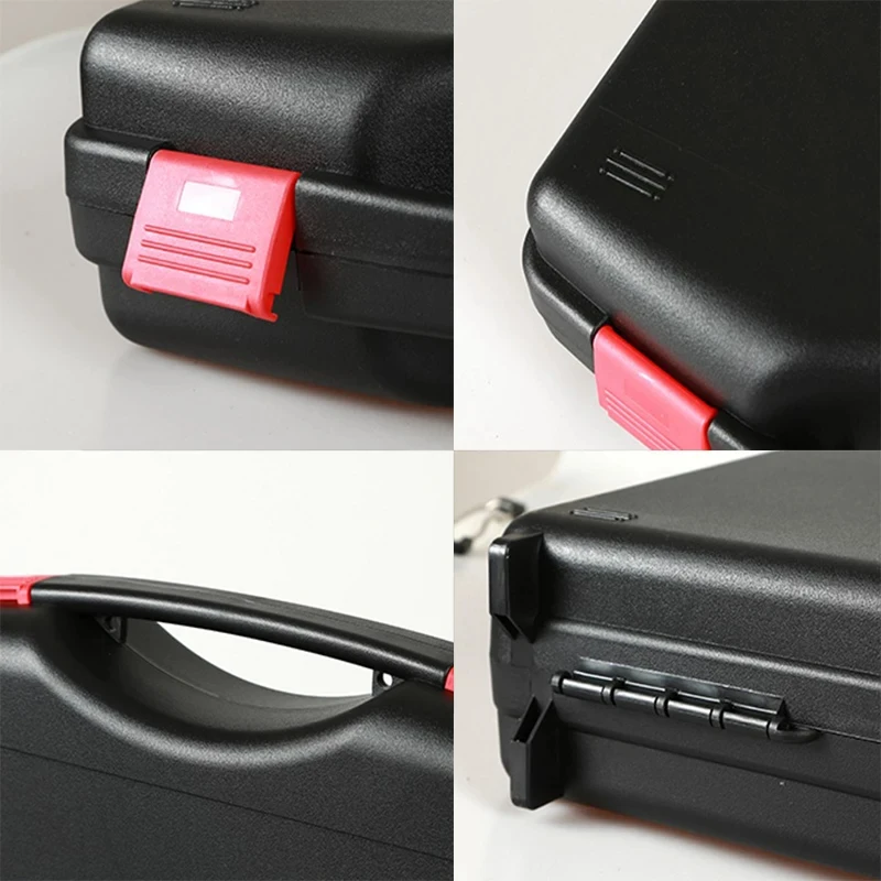 valise boîte à outils professionnelle avec éponge, boîte à outils complète, mallette à outils portable en plastique, équipement de sécurité, mallette à instruments