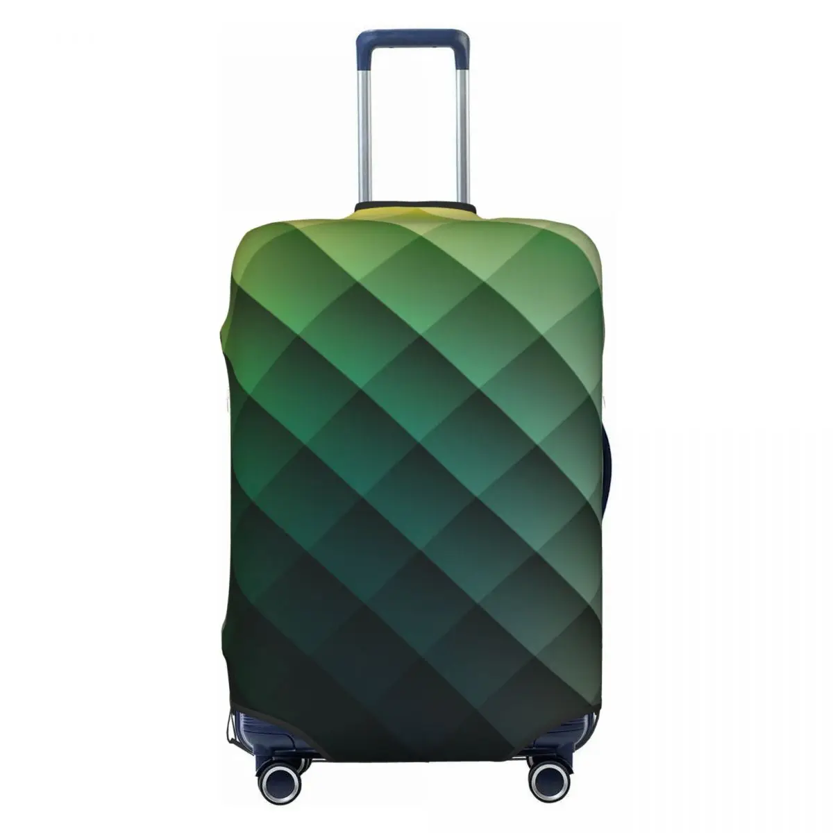 housse de valise imprimée losange, mode géométrique, motif simple, voyage de croisière, vacances, fournitures de bagages élastiques, protecteur