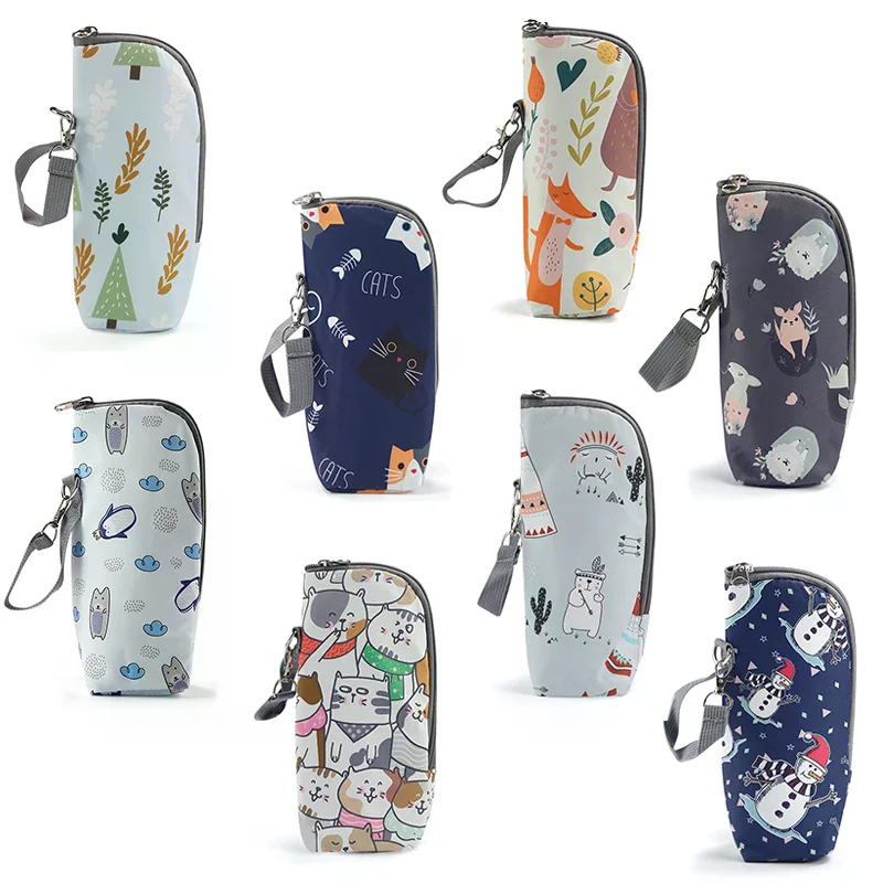 sac de voyage portable pour biberon, étui de voyage avec conception isolée, organisateur de biberon pour voyage et alimentation en plein air