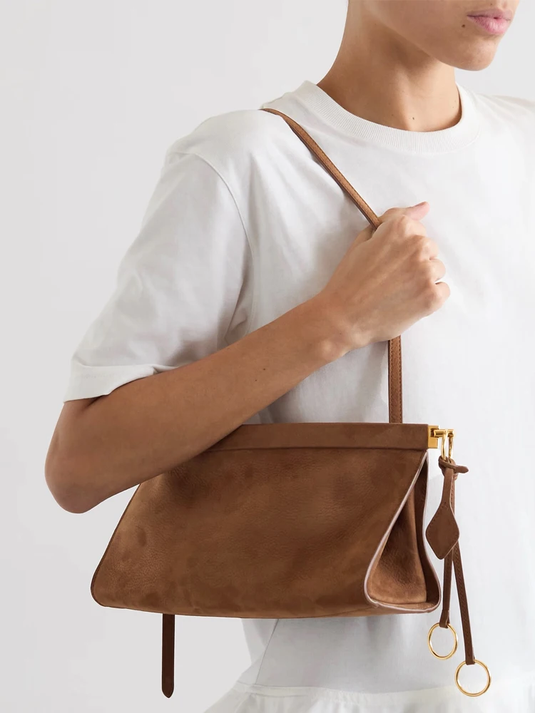 sac à bandoulière de style minimaliste pour femmes, sac de luxe de styliste, sac à main de banlieue polyvalent en cuir, sac à bandoulière multifonctionnel