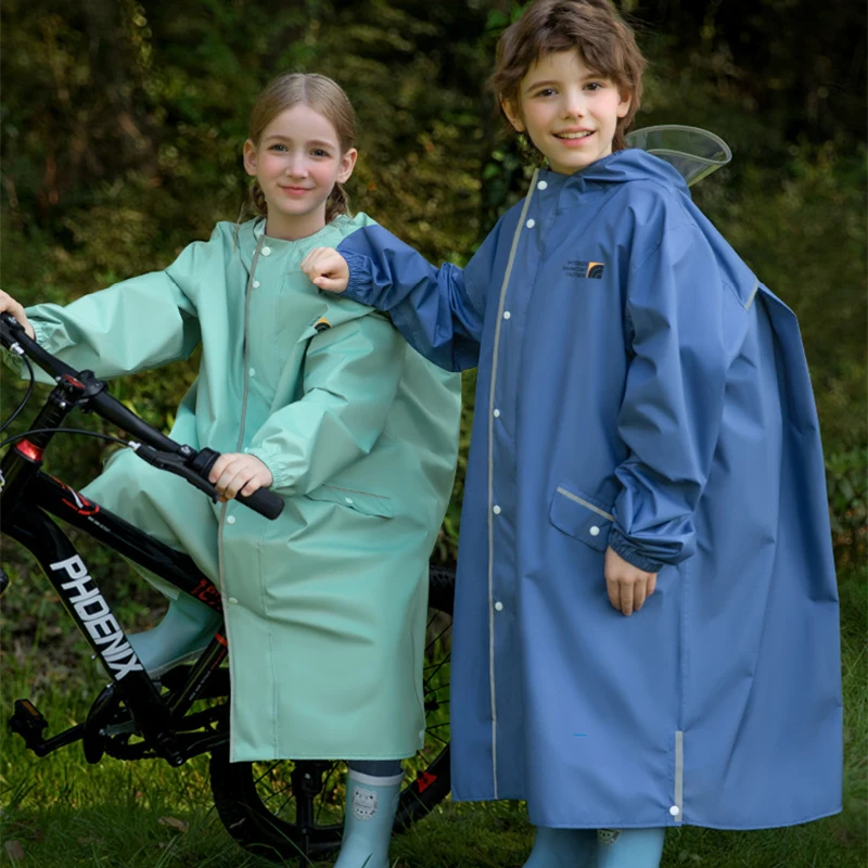 Imperméable imperméable avec sac à dos pour enfants, imperméable complet pour enfants, imperméable pour élèves du primaire, nouveau