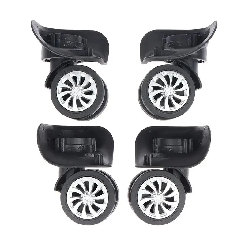 valise à bagages universelle, roues pivotantes à 360 degrés, outils de roue de chariot, 4 pièces