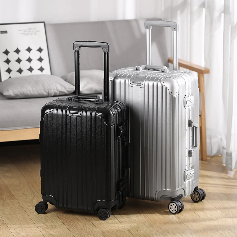 valise de 29 pouces avec cadre en aluminium épais, bagage de voyage, valise de 20/24 pouces, cabine de voyage,