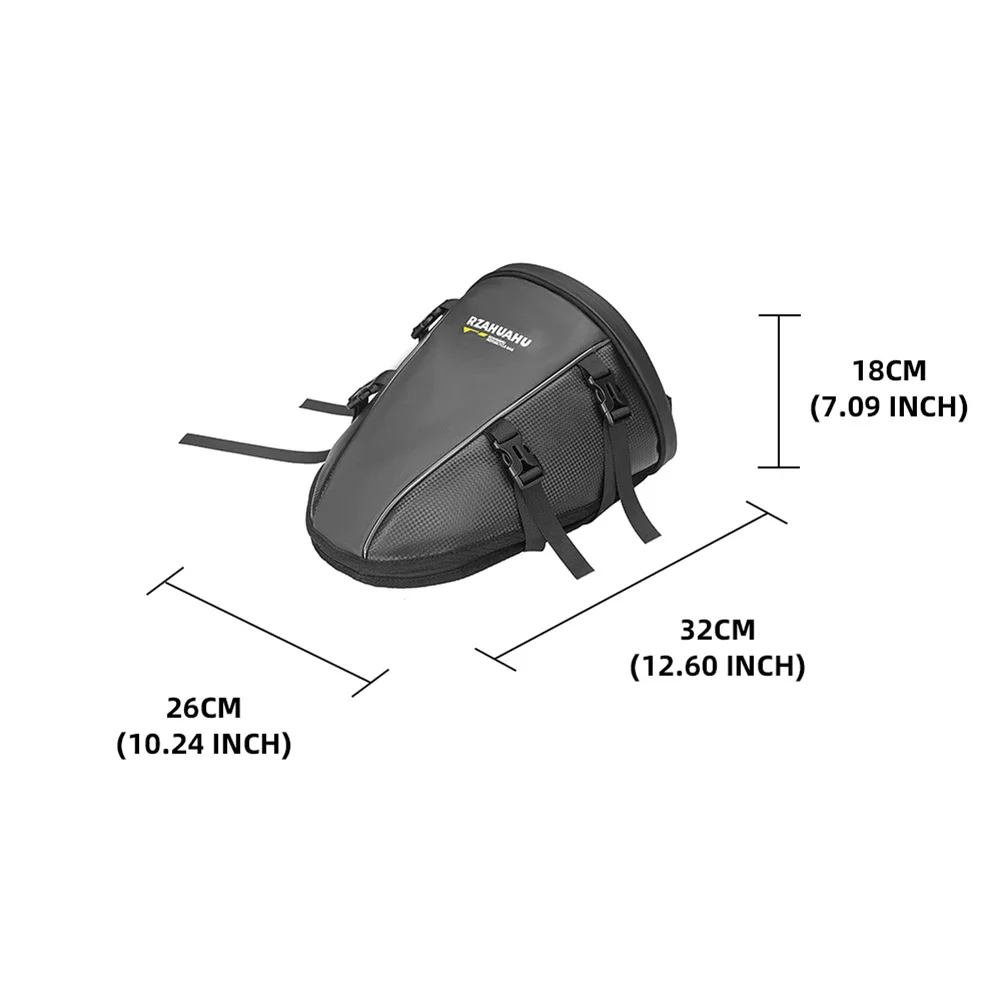 sac à dos de moto grande capacité, sac arrière de moto, résistant à l'usure, valise arrière étanche pour motard électrique