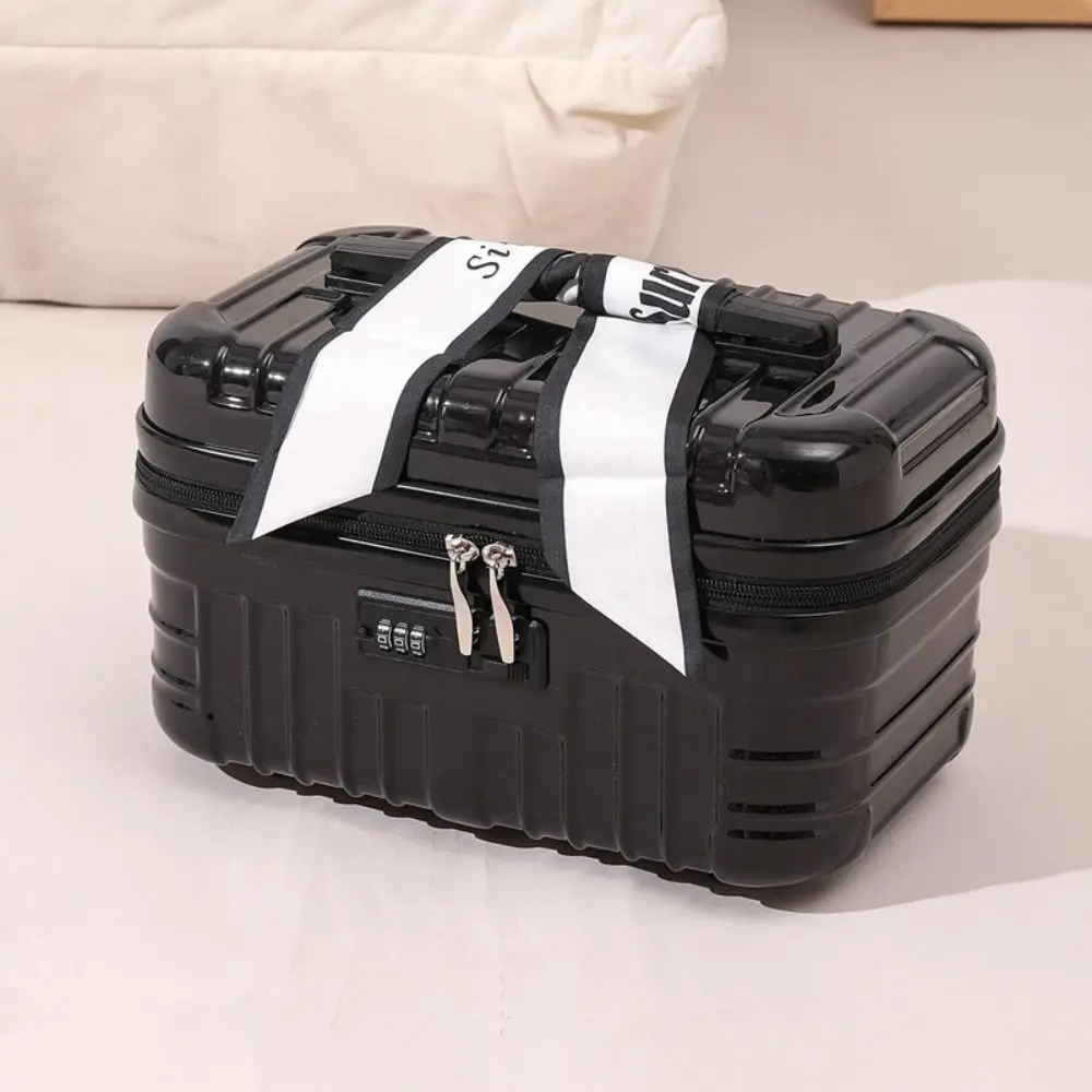 facile à transporter 17 pouces trousse à cosmétiques portable à la mode mini sac à bagages durable étanche sac de rangement de toilette valise