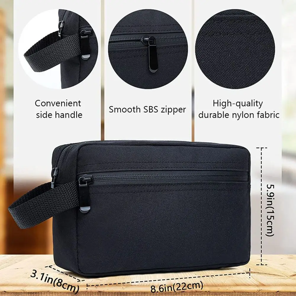 trousse de toilette de voyage pour hommes et femmes, trousse de maquillage étanche pour dames, trousse de beauté, sac à main pour poudres lavantes