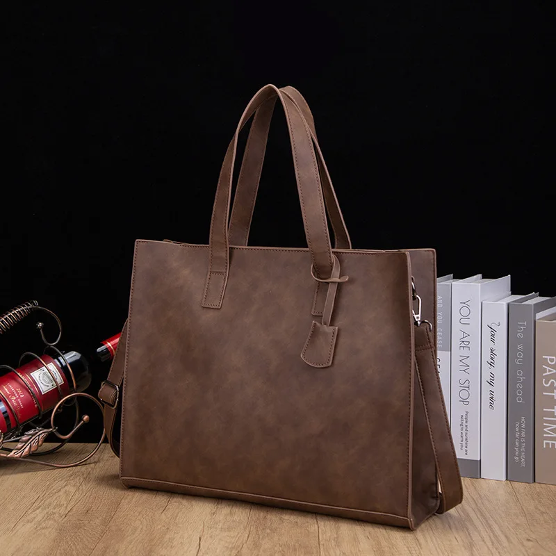 Sacs à main en cuir de créateur de luxe sac d'ordinateur portable Vintage pour femmes valise homme sac à bandoulière hommes porte-documents sac Maletin Cuero Hombre