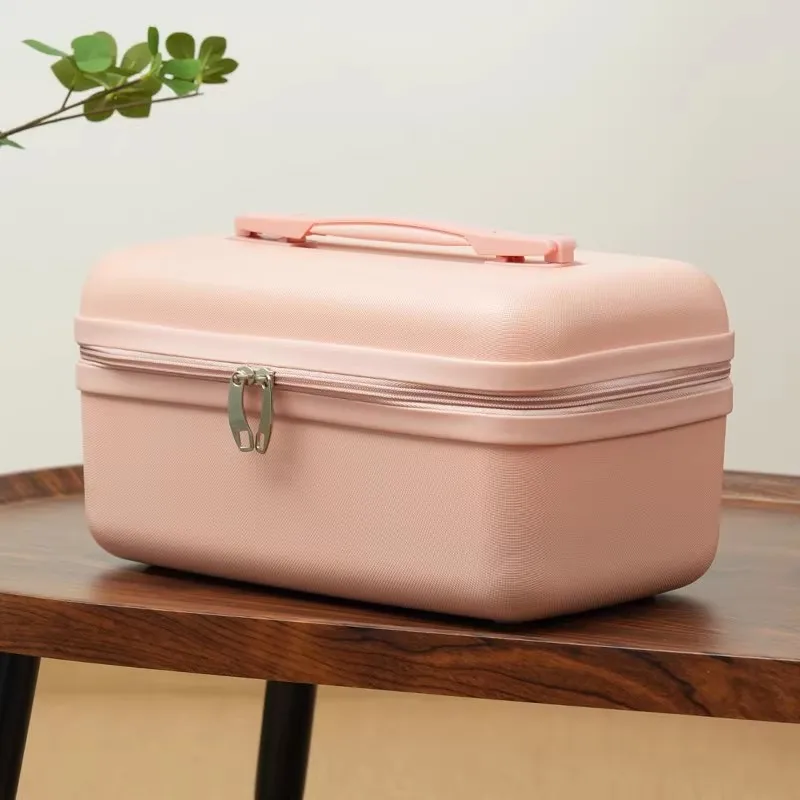 valise portable de 16 pouces, petit sac de maquillage portable léger, valise de rangement, petite valise en cuir, voyage d'embarquement ﻿