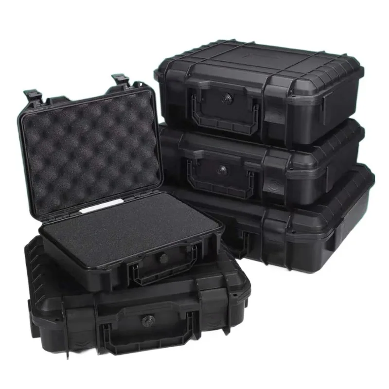 boîte à outils, mallette de transport rigide, mallette à outils avec boîte de rangement d'éponge, boîte à outils de protection, mallette pour instruments de sécurité, valise