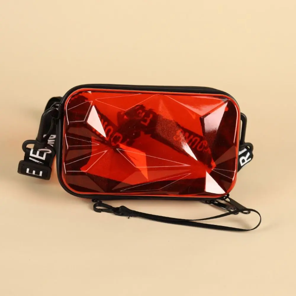 sac à main simple en forme de valise pour femmes, mini sac de maquillage rigide étanche, décontracté, style coréen, couleur unie, pour l'extérieur, 7 pouces