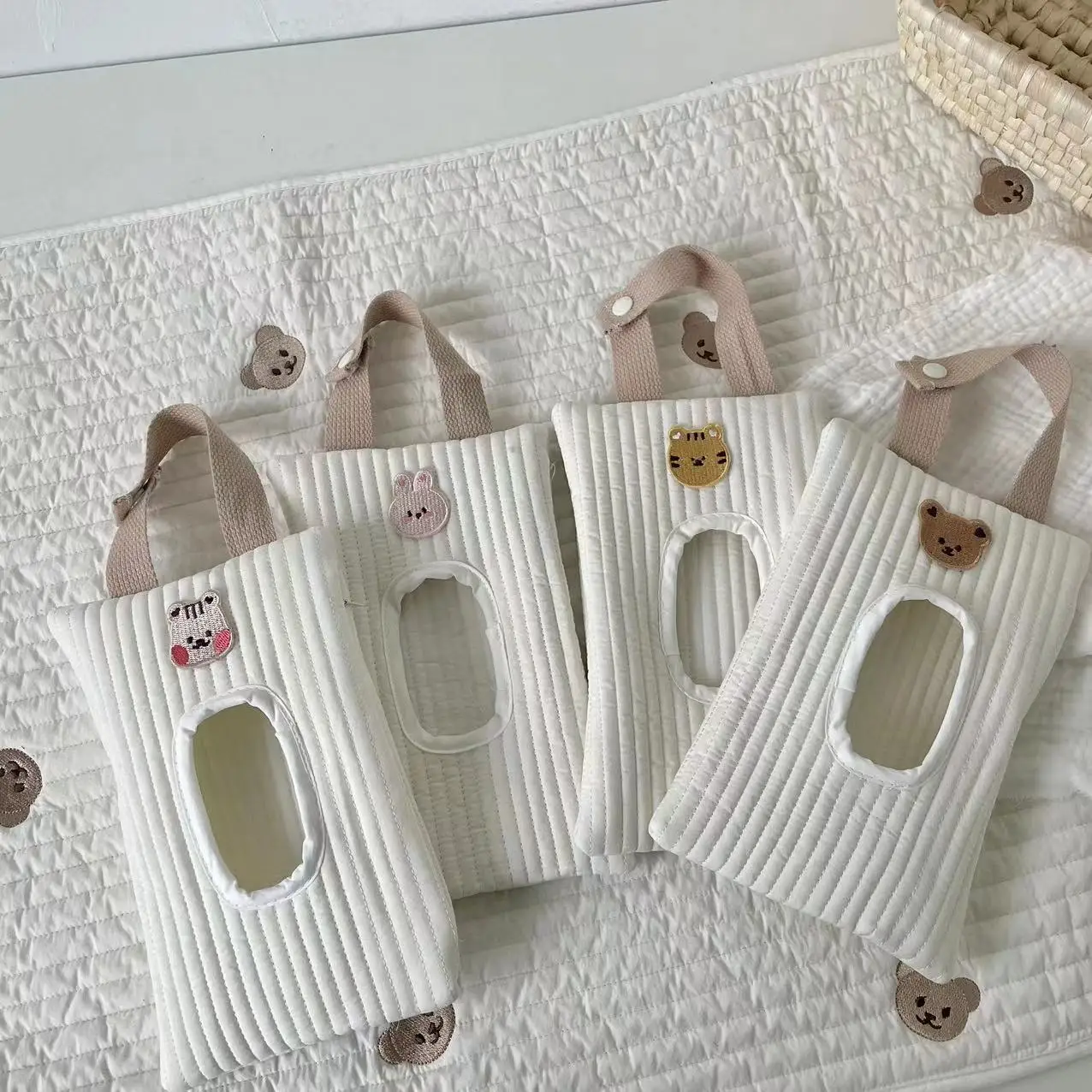 sac de rangement portable pour poussette de bébé, étui à lingettes, boîte à mouchoirs, housse de serviette, chariot pour nouveau né, voyage, voiture, accessoires, nouveau