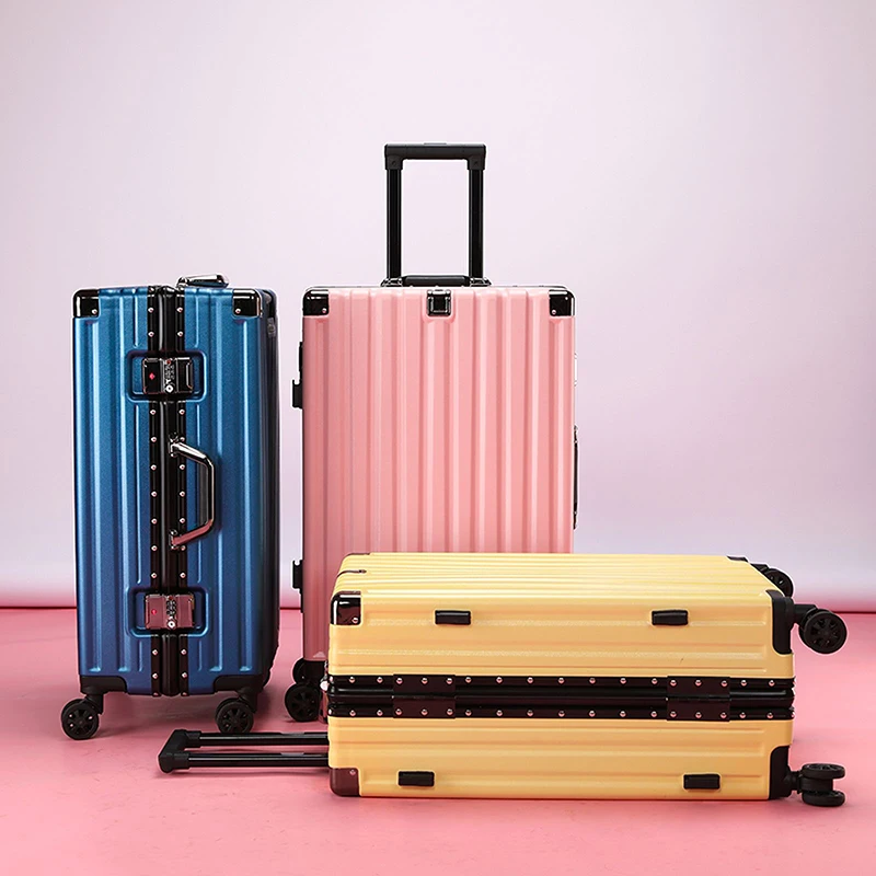 valise à roulettes de grande valeur pour hommes et femmes, valise rigide à roulettes, grande capacité, étui d'embarquement de voyage silencieux, nouvelle mode