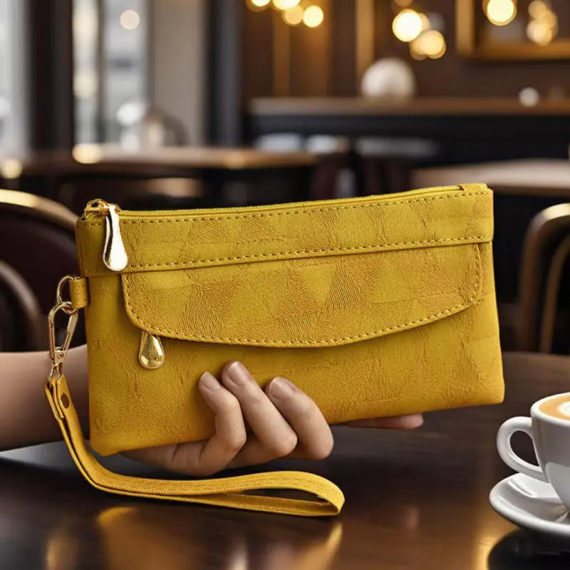 sac à main à la mode pour femmes, portefeuille mobile, sac à main de couleur unie, petit sac décontracté polyvalent pour dames