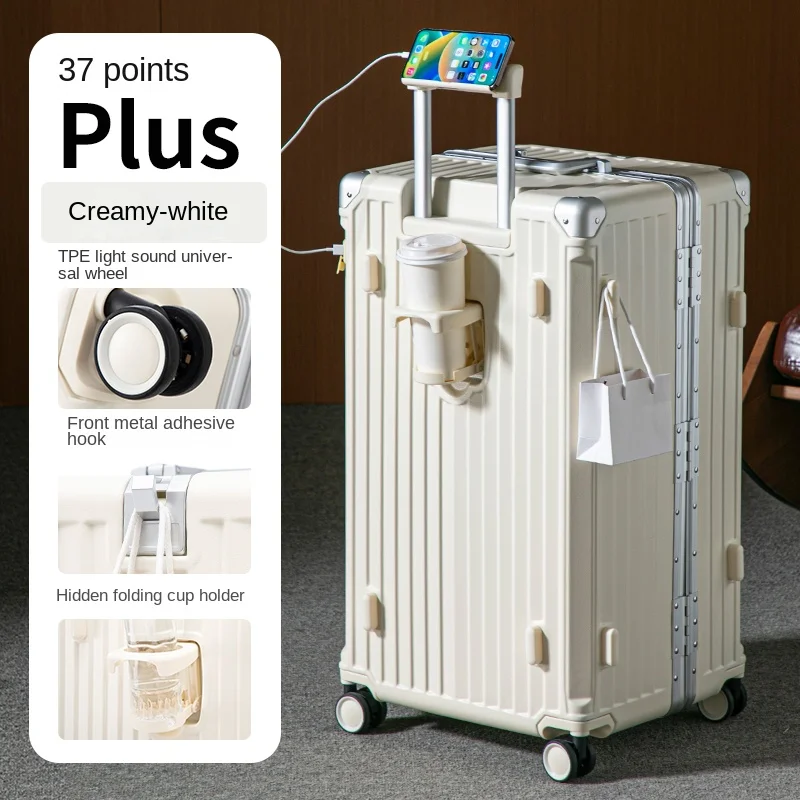 2025 nouvelles valise de voyage grande capacité bagage multifonctionnel 30 pouces valise 20 "28" boîtier de chariot valise cabine de voyage