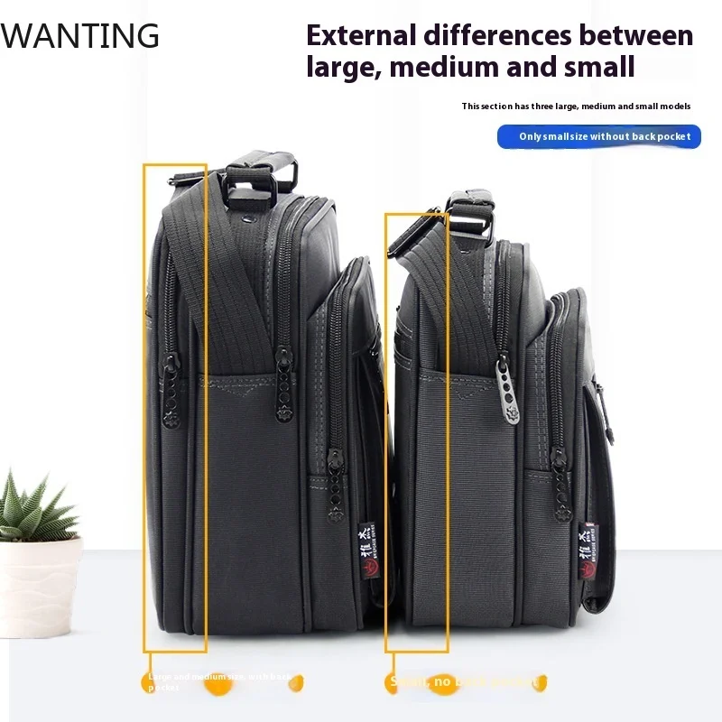 sac à bandoulière hommes sacs à main messager petite mallette d'affaires grande capacité multifonction mode décontracté étanche