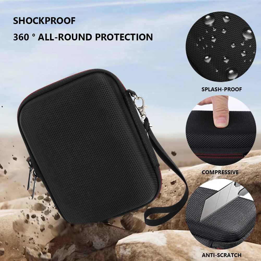 Étui pour console de jeu portable r36s, housse de transport pour anbernic rg35xx rg353v rg353vs, sac de voyage rigide portable, accessoires de jeu
