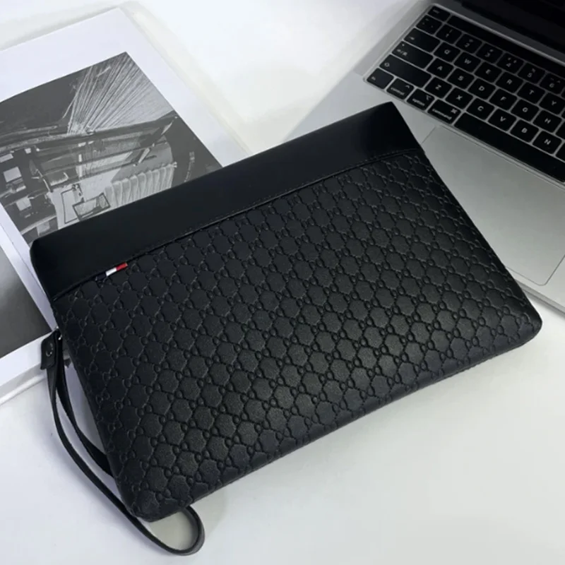 Sac d'affaires design en cuir pour hommes, pochette à la mode, sac à bandoulière unisexe, sac à main de voyage, passeport, certificat, paquet de cartes, porte-monnaie pour téléphone
