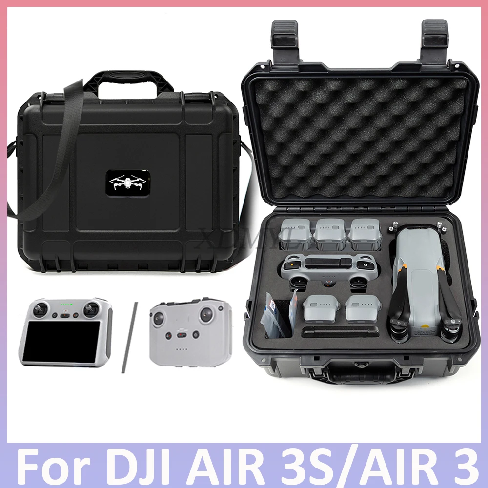 Valise portable pour DJI Air 3/AIR 3 S, étui rigide, VPN, boîte de transport résistante à la pression pour DJI RC 2/RC SEE/RC N3, accessoires de contrôleur